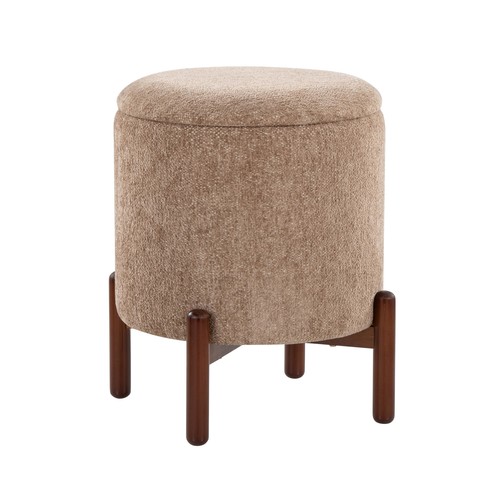 Daniella Wood Storage Ottoman